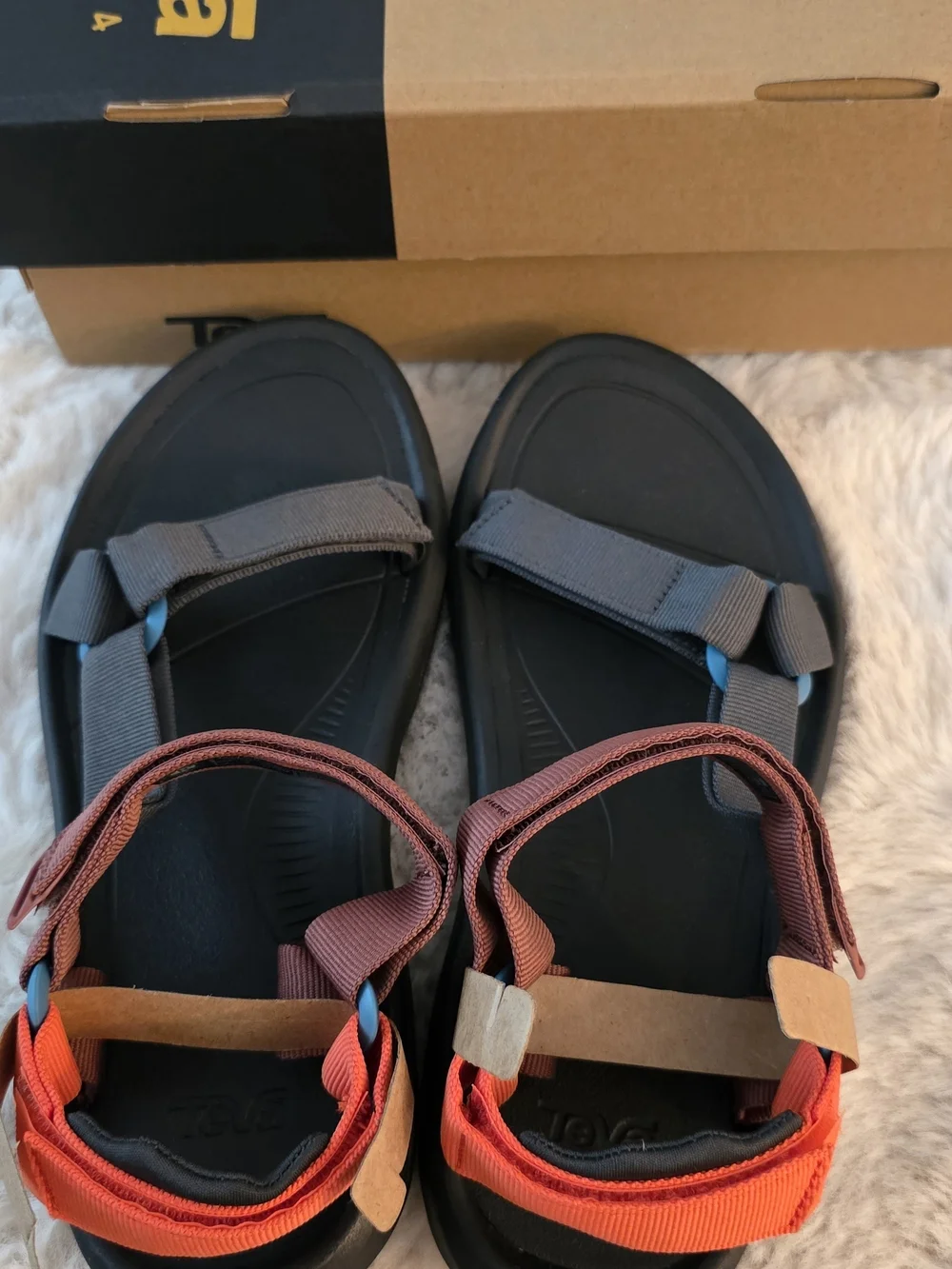 Teva Men's Black & Rust Universal Sandal - Adjustable Straps